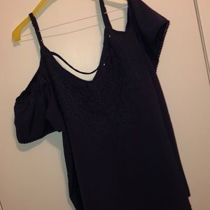 Torrid detailed open shoulder—very flattering